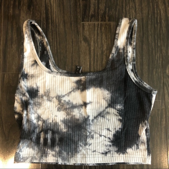 Zaful tie dye crop top 2/$20 - Picture 2 of 2